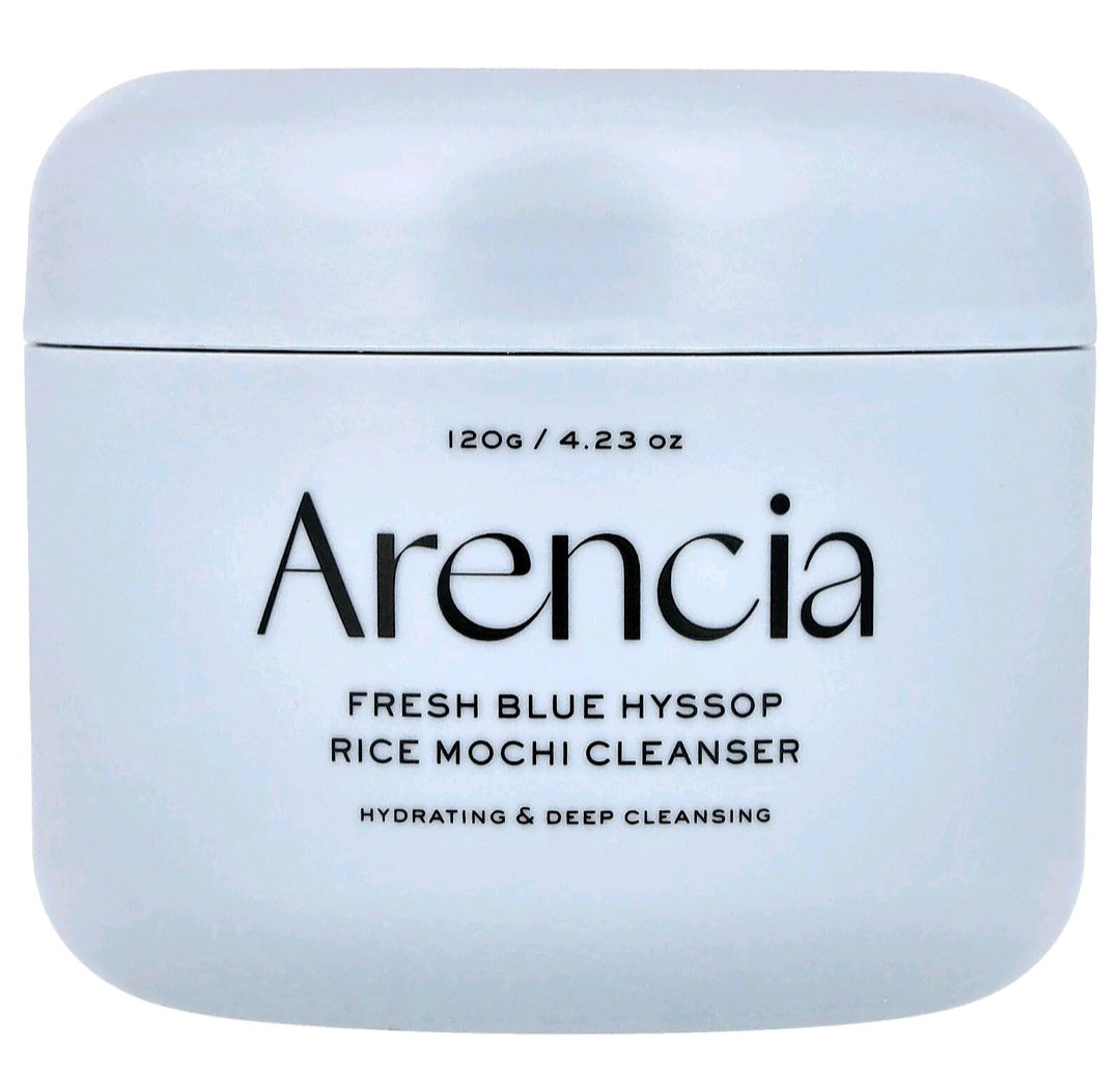 Arencia Fresh Blue Hyssop Rice Mochi Cleanser 120g
