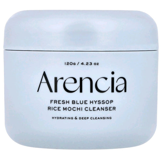 Arencia Fresh Blue Hyssop Rice Mochi Cleanser 120g