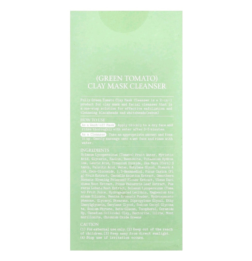 FULLY Green Tomato Clay Pack Cleanser 120ml