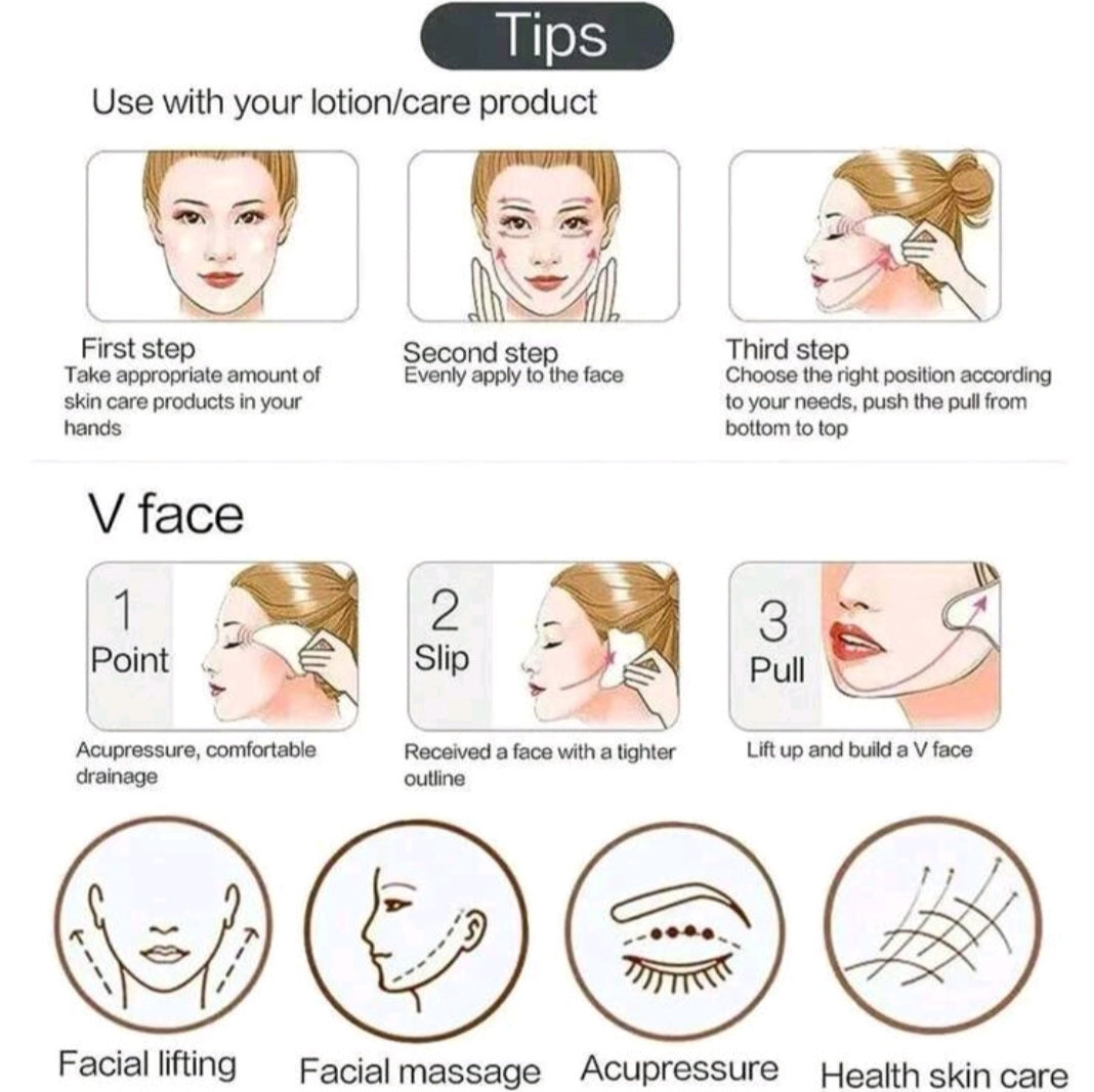 3-piece  beauty face massager set
