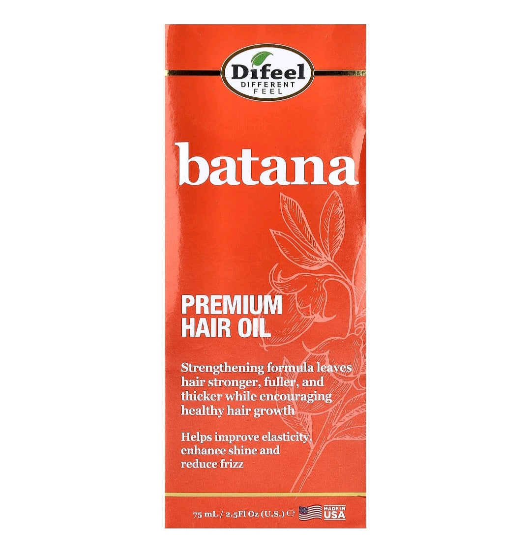 Difeel Batana Premium Hair Oil - 2.5 oz