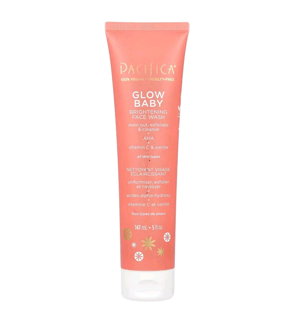 Pacifica Glow Baby, Brightening Face Wash, 5 fl oz (147 ml)