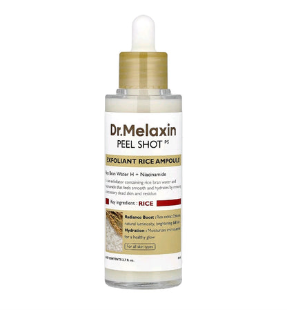 Dr.Melaxin
Peel Shot Exfoliant Rice Ampoule all skin types (80ml)