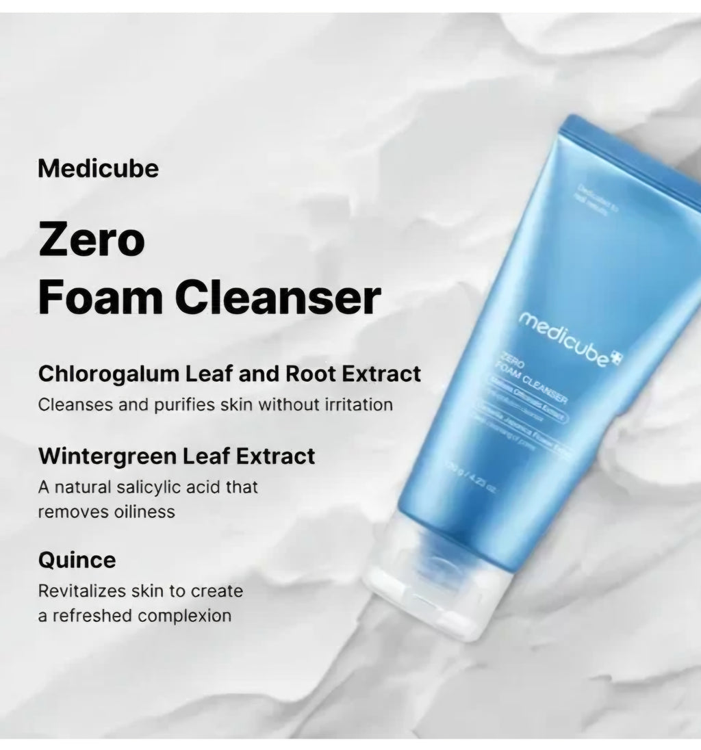 medicube- Zero Foam Cleanser Cleansing Foam 120ml
