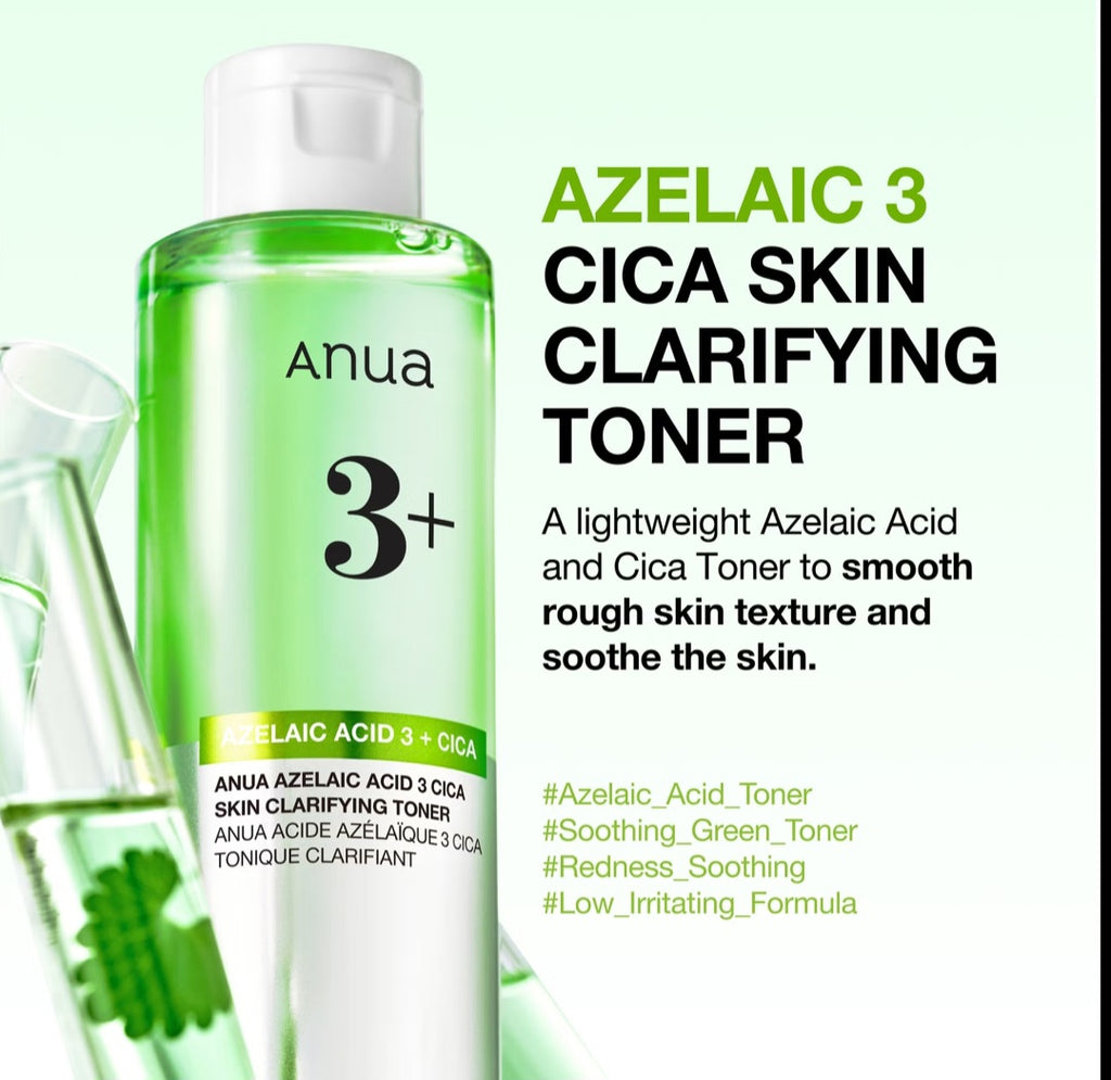 Anua Azelaic Acid 3 Cica Skin Clarifying Toner 250ml