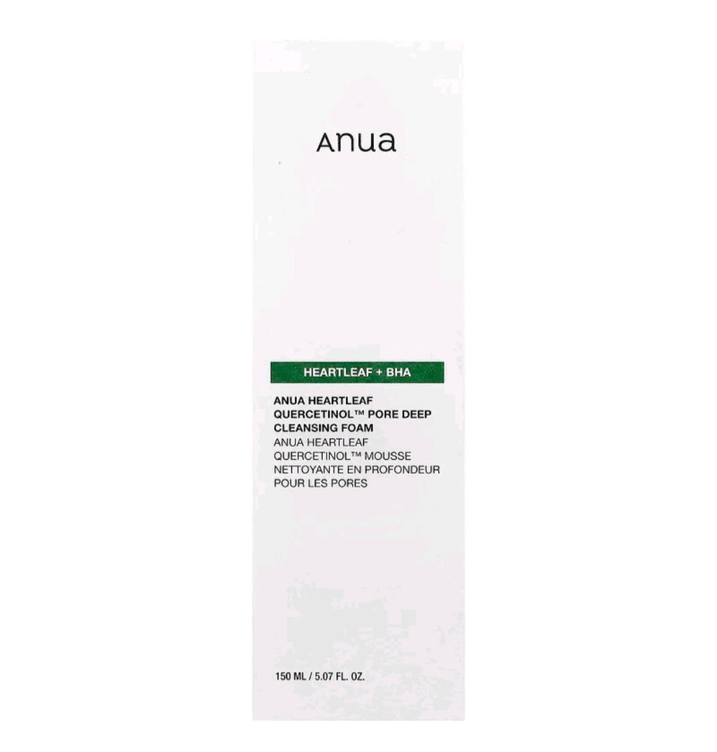 Anua Heartleaf Quercetinol, Pore Deep Cleansing Foam , 5.07 fl oz (150 ml)