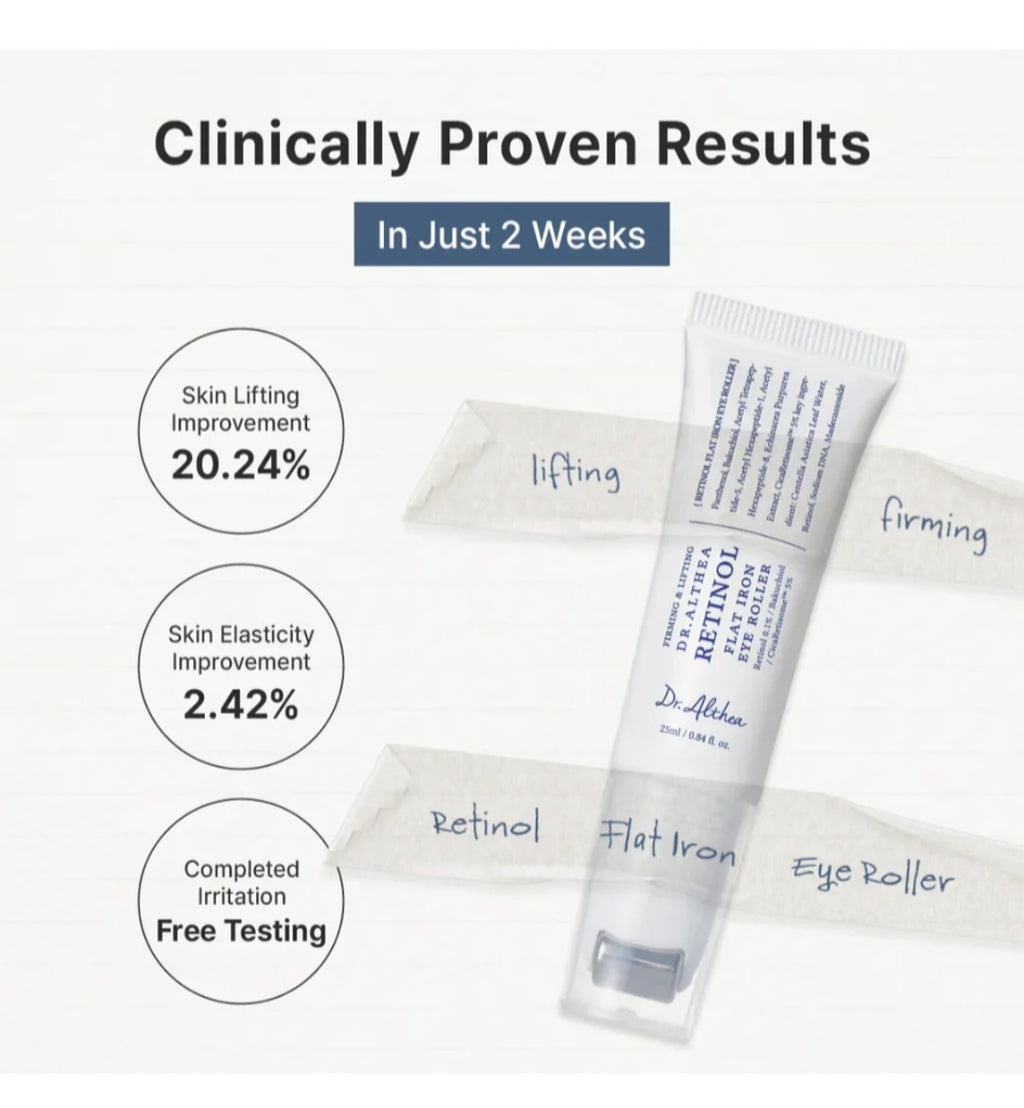 Dr. Althea - Retinol Flat Iron Eye Roller