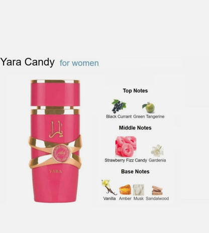 Yara Candy Lattaffa Eau de Parfum 100ml Spray For Women