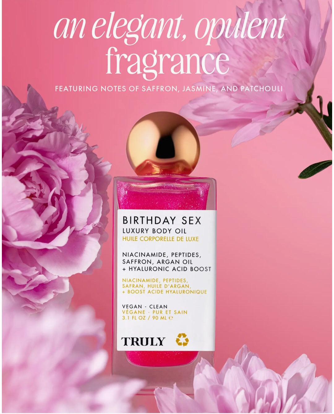 Truly Beauty Birthday Sex Luxury Body Oil ( 90ml)