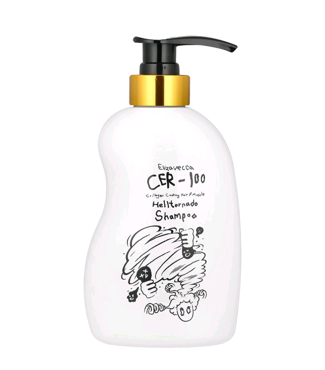 Elizavecca
CER-100 Collagen Coating Hair A+ Muscle Hell-Tornado Shampoo ( 500 ml)