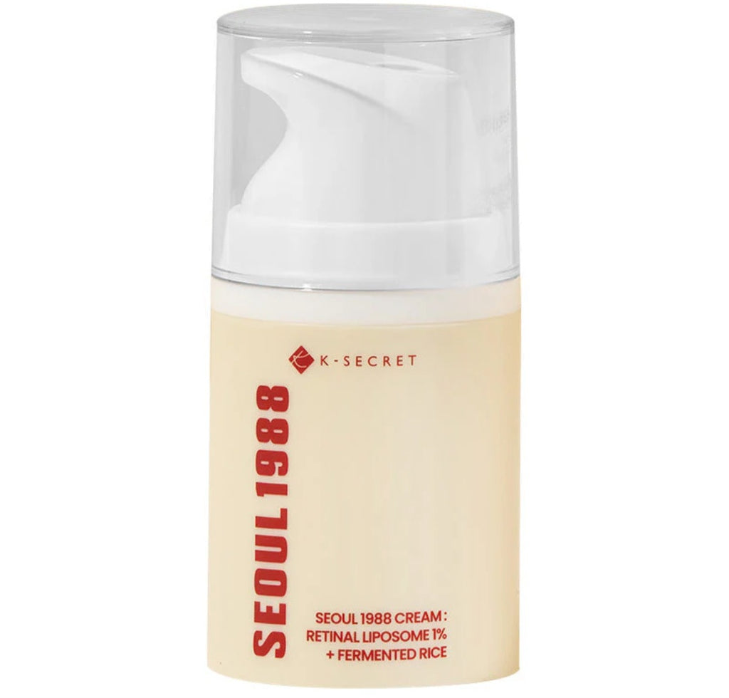 K-SECRET
SEOUL 1988 Cream : Retinal Liposome 1% + Fermented Rice