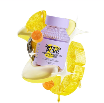 Lemme Purr Vaginal Probiotic Gummies – 60 Count | Feminine Health & pH Balance Support