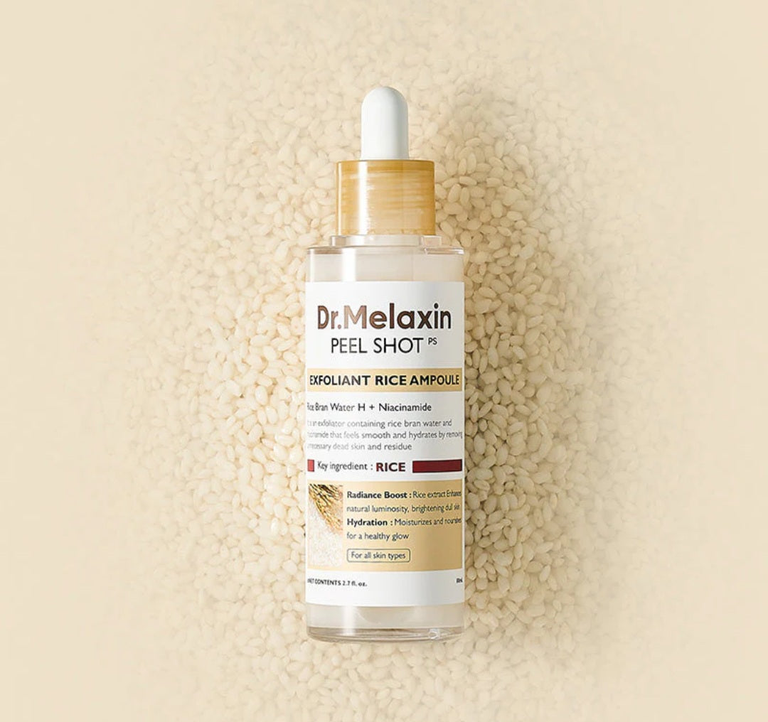 Dr.Melaxin
Peel Shot Exfoliant Rice Ampoule all skin types (80ml)