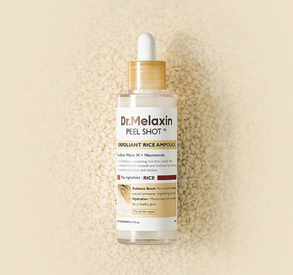 Dr.Melaxin
Peel Shot Exfoliant Rice Ampoule all skin types (80ml)