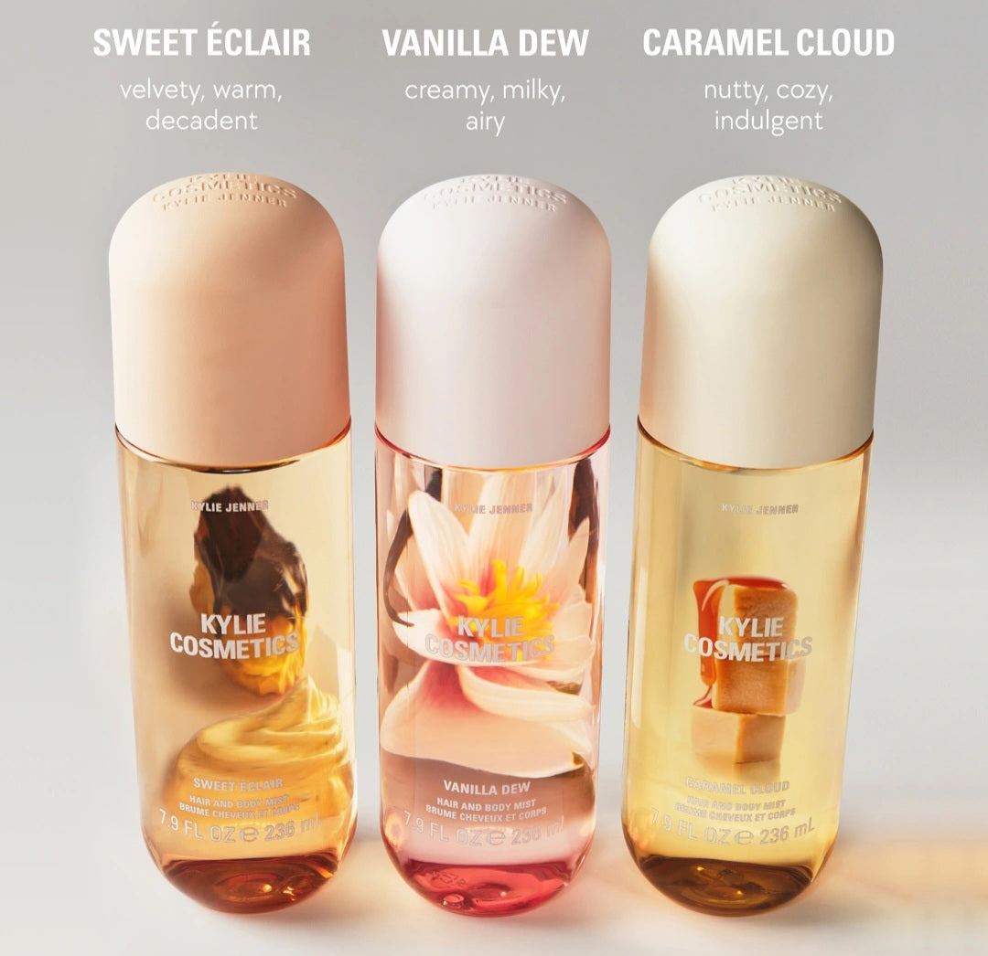Kylie by Kylie Jenner
Caramel Cloud Hair & Body Mist 236ml