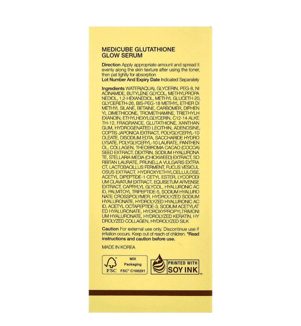 Medicube
Glutathione Glow Serum 1.05 fl oz ( 30ml)