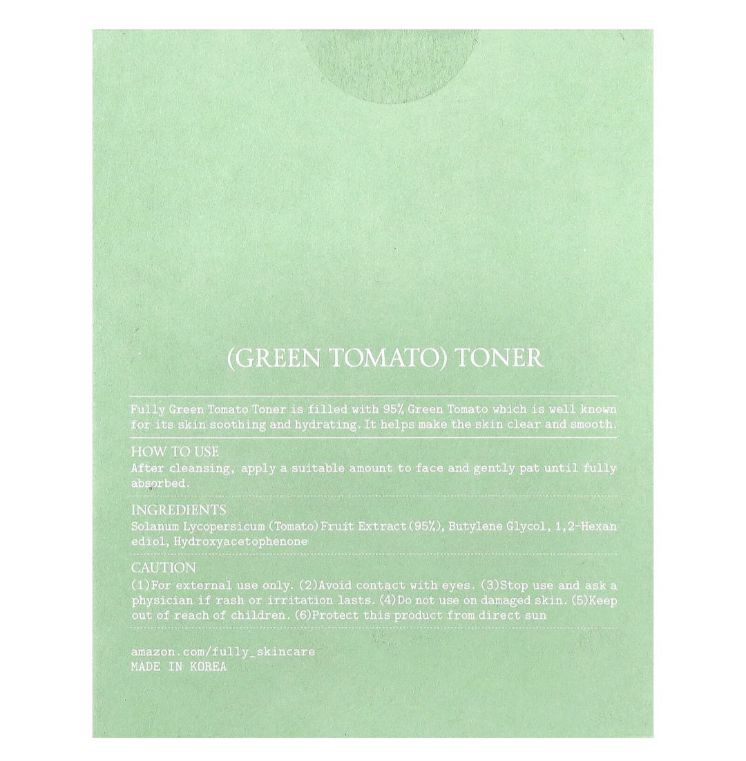 FULLY Green Tomato Toner 250ml