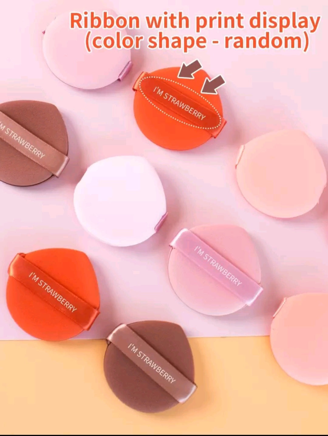 6 Pieces  Portable Soft Colour,  Makeup Puff