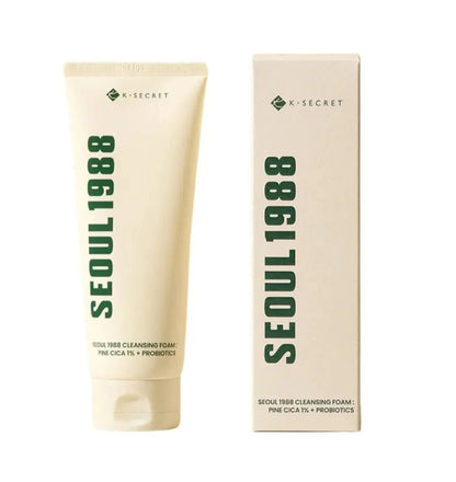 K-Secret Seoul 1988 Cleansing Foam: Pine Cica 1% + Probiotics 150ml
