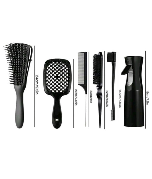 6  multi-piece women's hair styling