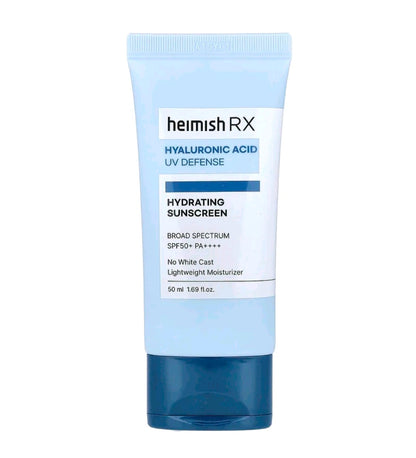 Heimish Hydrating Sunscreen, Hyaluronic Acid UV Defense, SPF 50+ PA++++, 1.69 fl oz (50 ml)