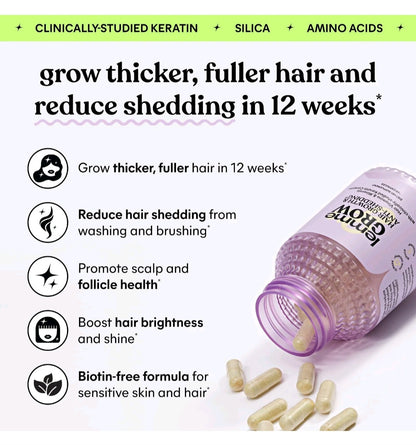 Lemme Grow Hair Growth & Anti-Shedding, 60 Caps