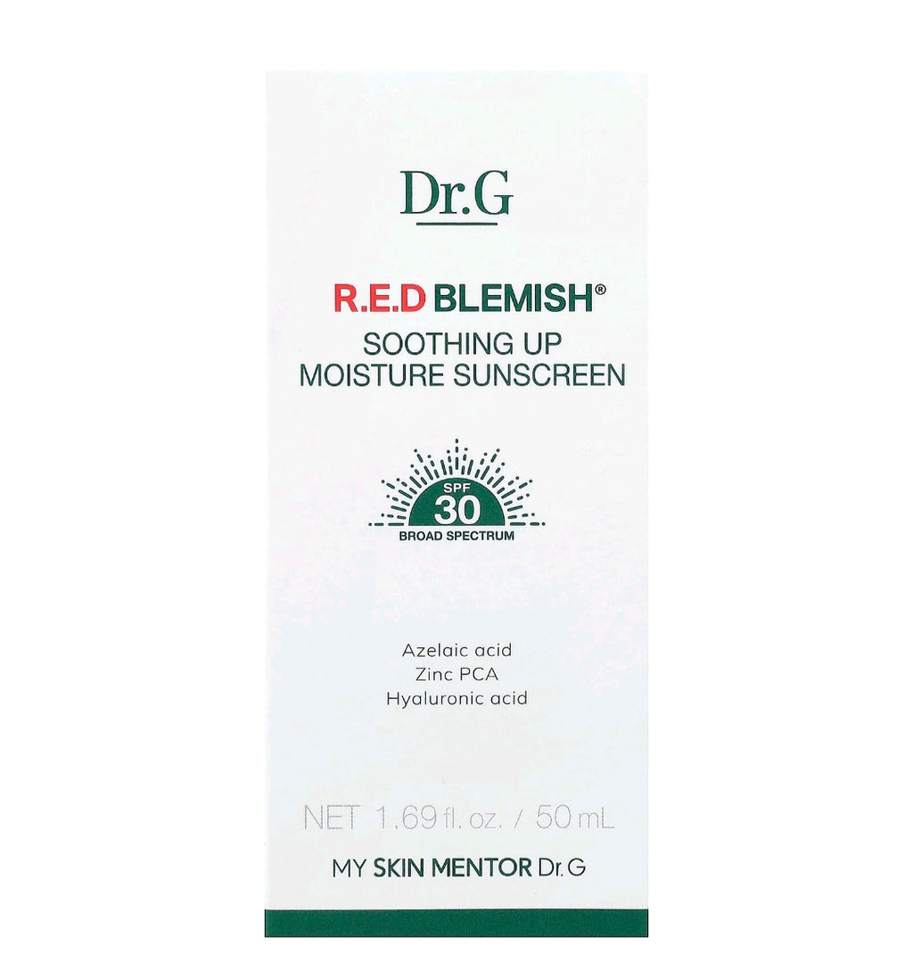 Dr.G
R.E.D BLEMISH Soothing Up Moisture Sunscreen, SPF 30, 1.69 fl oz ( 50ml)