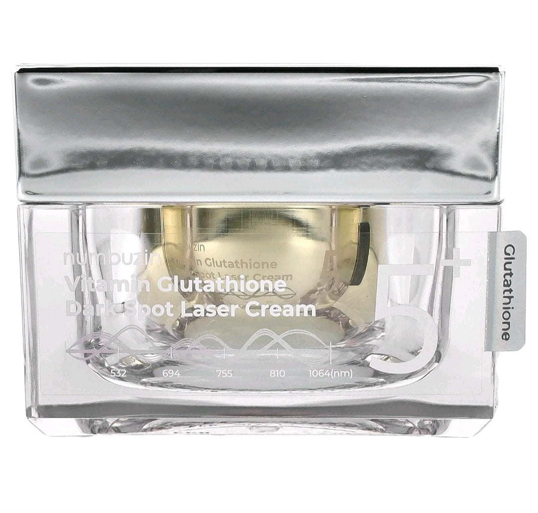 Numbuzin No.5+ Glutathione Vitamin Dark Spot  Laser Cream 50ml