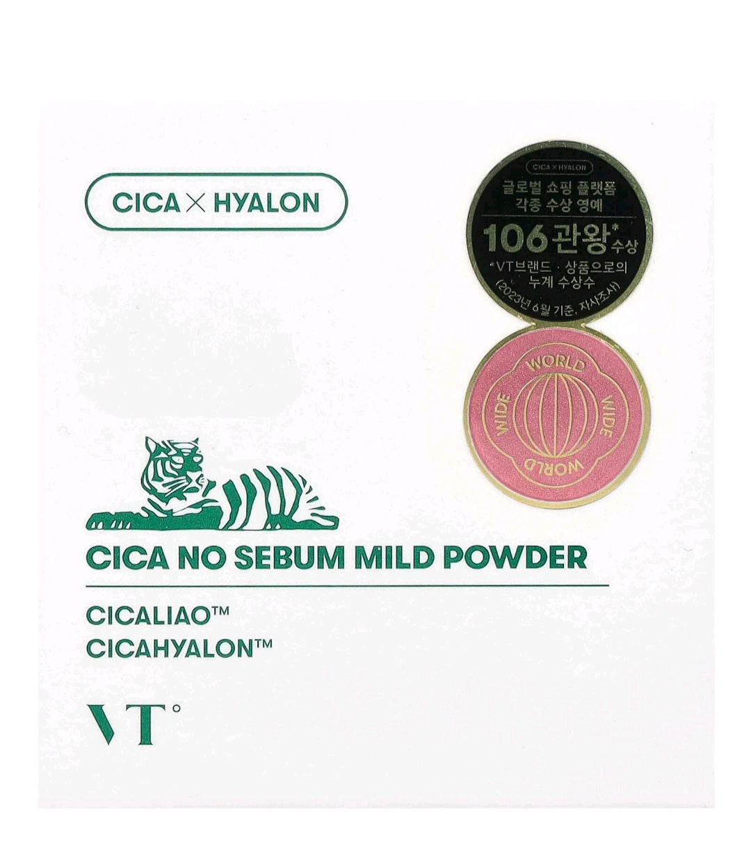 VT Cosmetics, Cica No Sebum Mild Powder, 5g