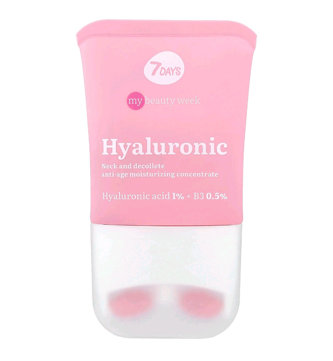 7 Days Beauty Face cream 3D massager, anti-age and moisturizing, Hyaluronic( 80 ML)