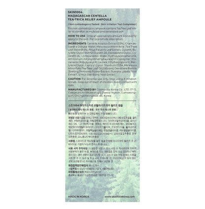 Skin1004 Madagascar Centella Tea-Trica Relief Ampoule 100ml