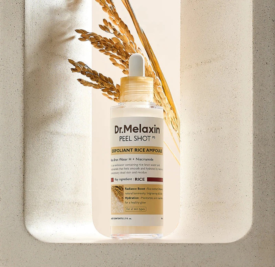 Dr.Melaxin
Peel Shot Exfoliant Rice Ampoule all skin types (80ml)