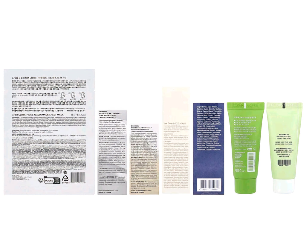 Korean Beauty Collection Bag, 8 Items