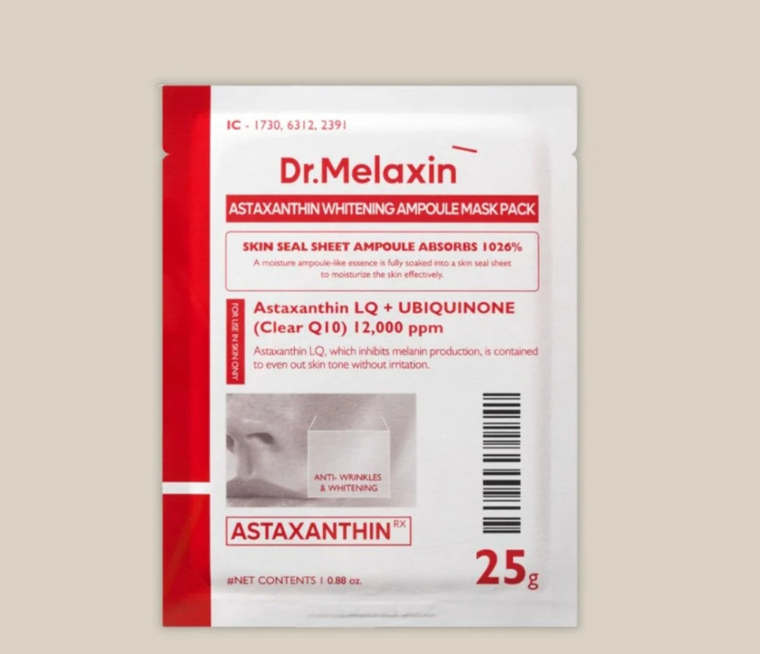 Dr. Melaxin Astaxanthin Beauty Mask, 25g