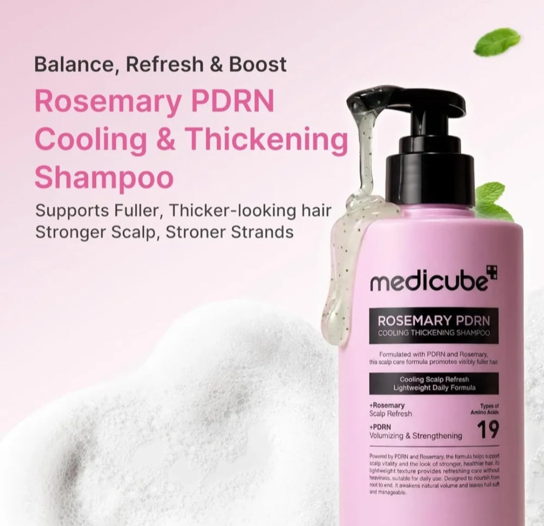 Medicube - Rosemary PDRN Cooling Thickening Shampoo 400ml