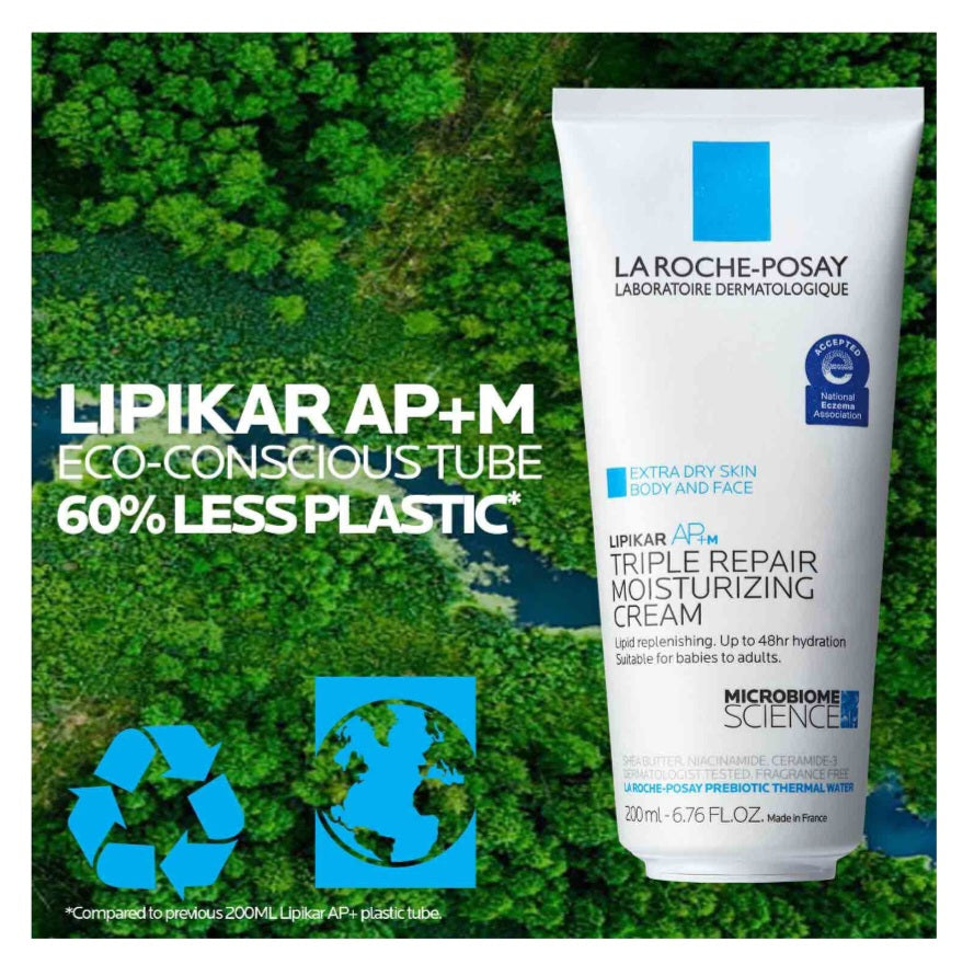 La Roche-Posay Lipikar AP+M Triple Repair Body Moisturizer For Dry Skin