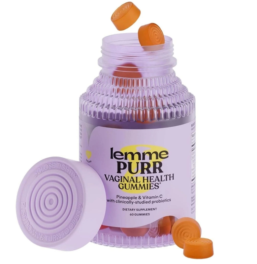 Lemme Purr Vaginal Probiotic Gummies – 60 Count | Feminine Health & pH Balance Support