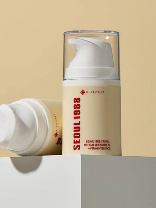 K-SECRET
SEOUL 1988 Cream : Retinal Liposome 1% + Fermented Rice