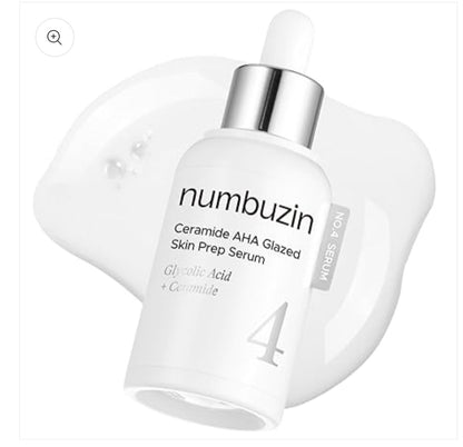 Numbuzin No.4 Ceramide AHA Glazed Skin Prep Serum 30ml