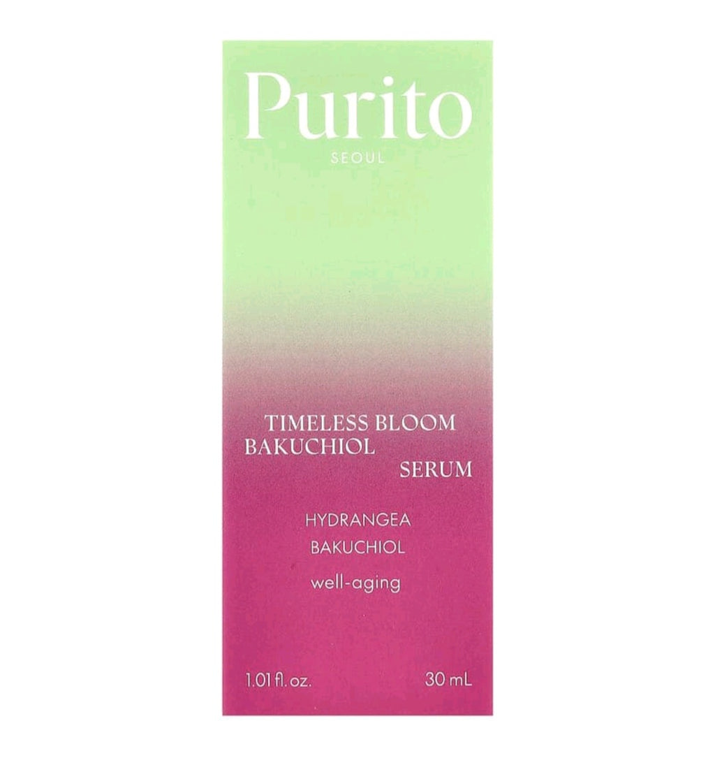 Purito Timeless Bloom Bakuchiol Serum, 1.01 fl oz (30 ml)