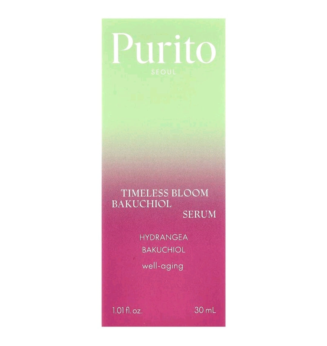Purito Timeless Bloom Bakuchiol Serum, 1.01 fl oz (30 ml)
