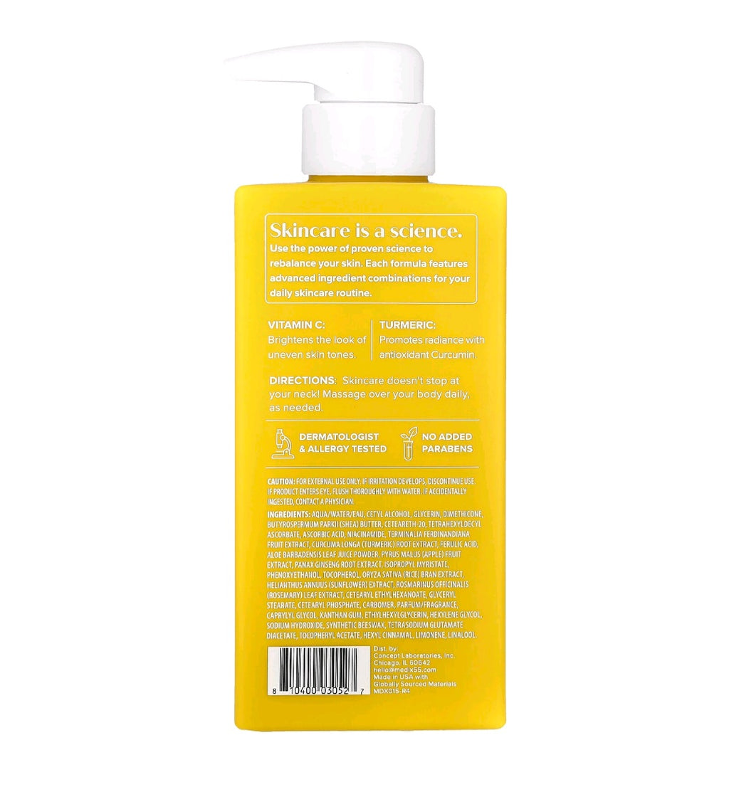 Medix 5.5 Body Treatment Cream, Vitamin C + Turmeric 15 fl oz ( 444ml)