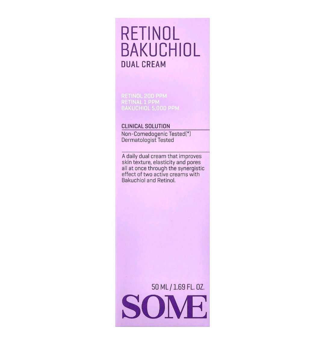 Some By Mi Retinol Bakuchiol Dual Cream, 1.69 fl oz( 50ml)