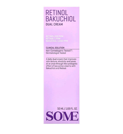 Some By Mi Retinol Bakuchiol Dual Cream, 1.69 fl oz( 50ml)