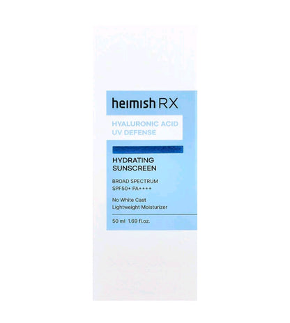 Heimish Hydrating Sunscreen, Hyaluronic Acid UV Defense, SPF 50+ PA++++, 1.69 fl oz (50 ml)