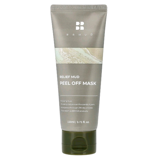 BRMUD Relief Mud Peel Off Beauty Mask, 3.71 fl oz (110ml)