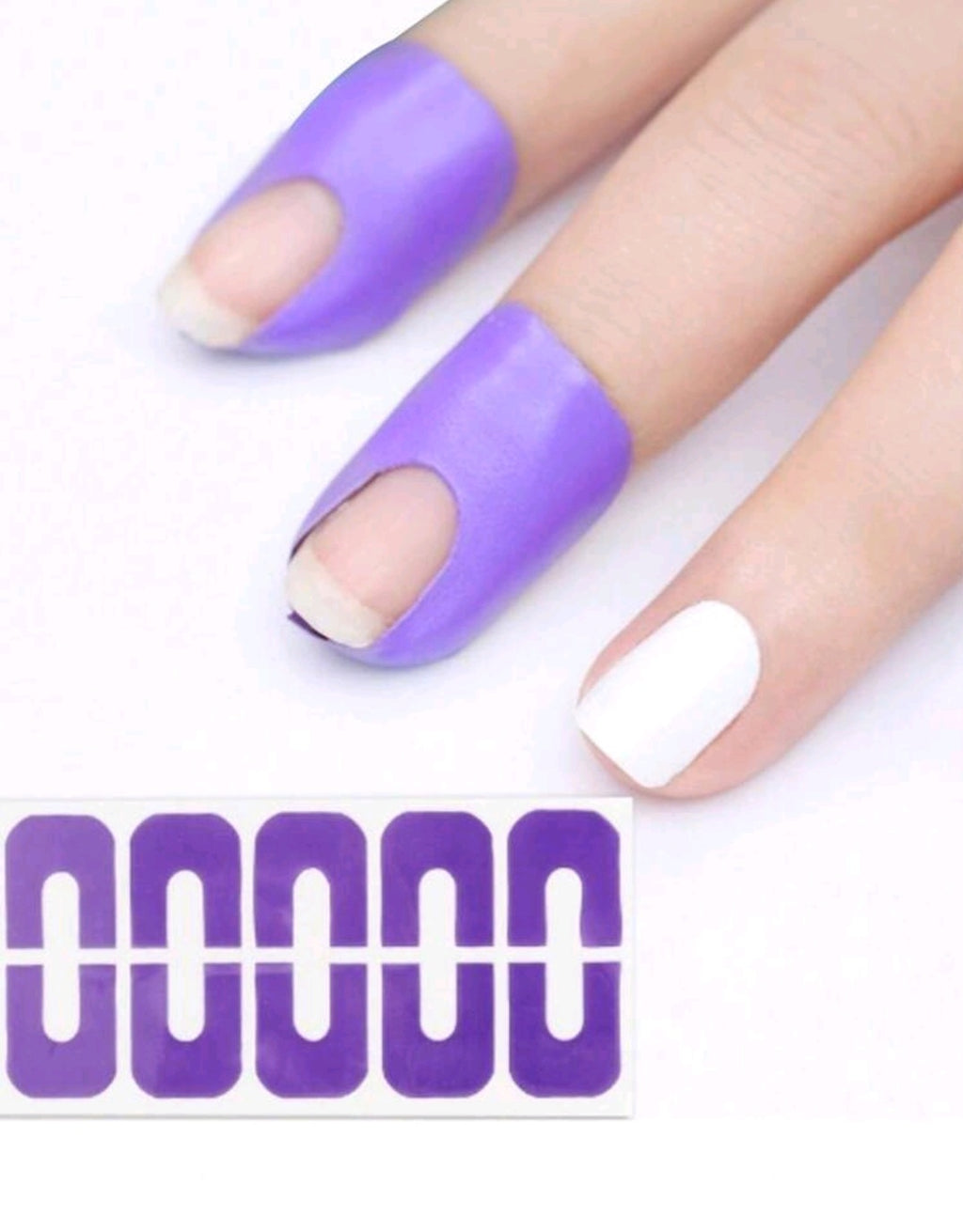 10pcs U-Shaped Nail Polish finger Protector
