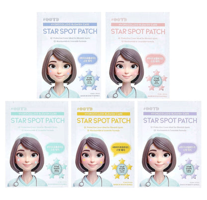 OOTD Star Spot Pacth Hydrocolloid Blemish Care. 80 Patches