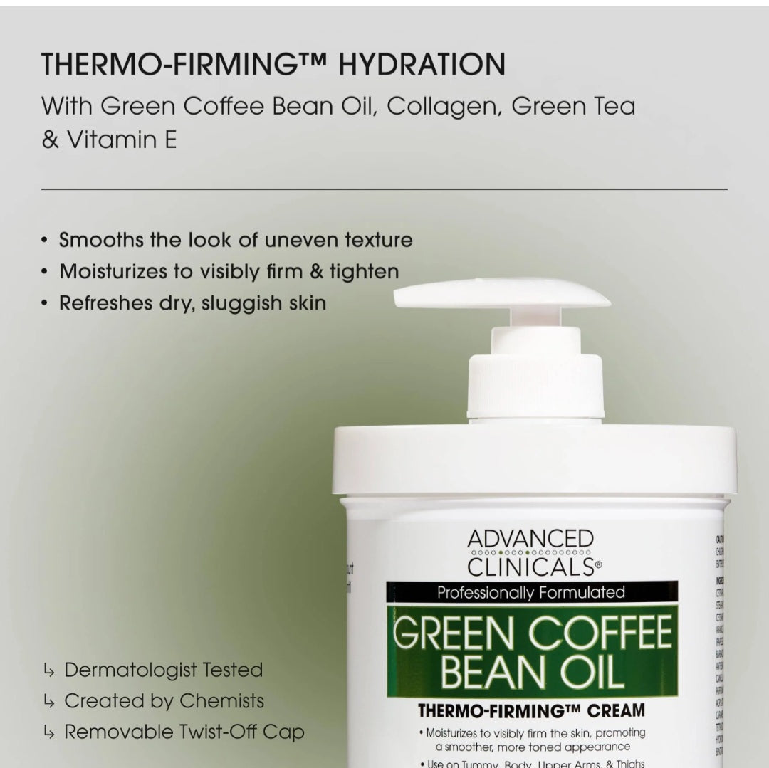 Advanced Clinical's Green Coffee Bean Oil Body Cream