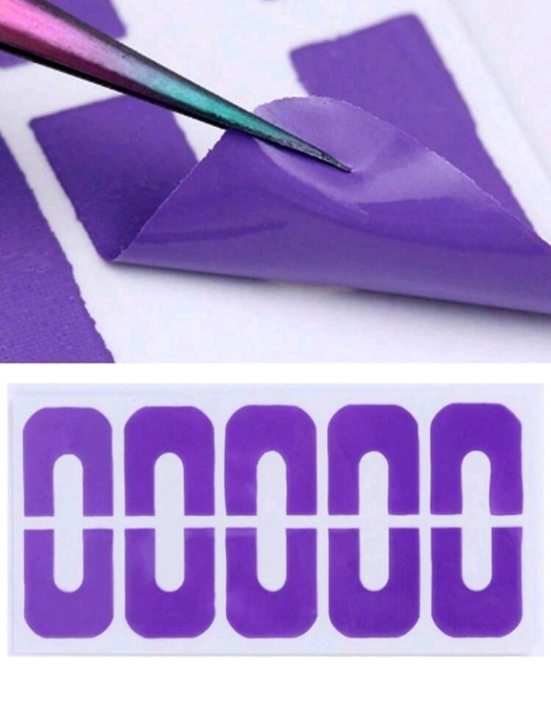 10pcs U-Shaped Nail Polish finger Protector